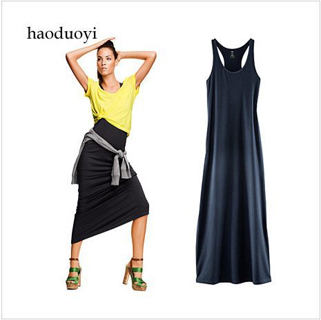 RACERBACK MAXI DRESS 5 COLORS S-3X RESORT 2013 SEXY KNIT WARDROBE MUST HAVE!