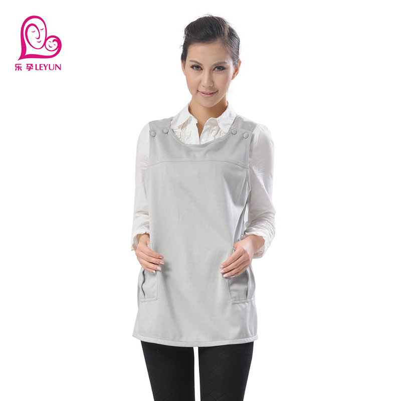 Radiation-resistant maternity clothing double-shoulder buckle radiation-resistant silver fiber radiation-resistant maternity