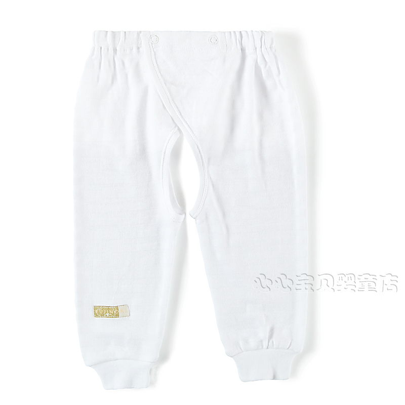 Rattan carpenter's 2012 autumn and winter 100% cotton baby underwear pa990-120w baby open-crotch trousers