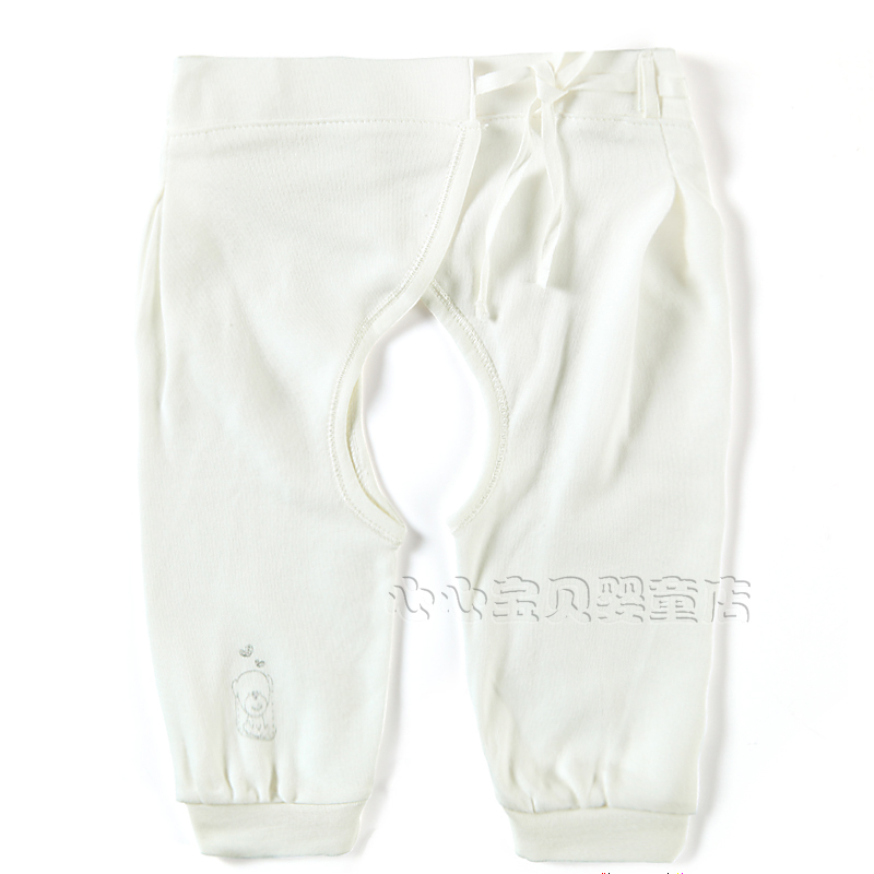 Rattan carpenter's 2012 autumn and winter 100% cotton baby underwear pa996-118m baby strap open-crotch pants