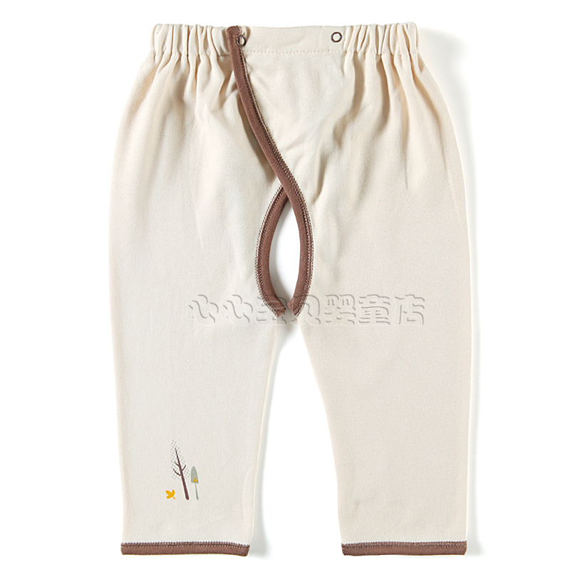 Rattan carpenter's spring and summer 100% cotton baby underwear panties pa990-131x baby open-crotch trousers