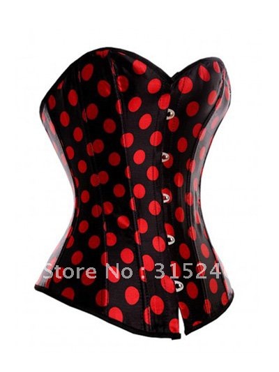 Red dot sexy bustier (C086)