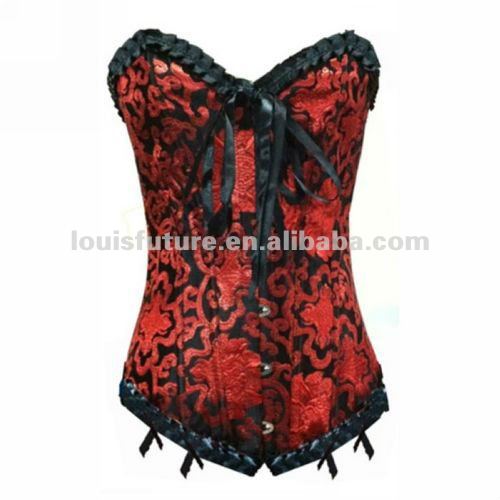 Red Spandex / Polyster Sexy Lingerie Corset Camouflage CS0082