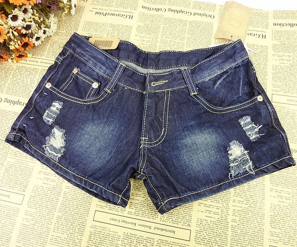 Reminisced women's plus size casual loose denim shorts light color department distrressed female shorts