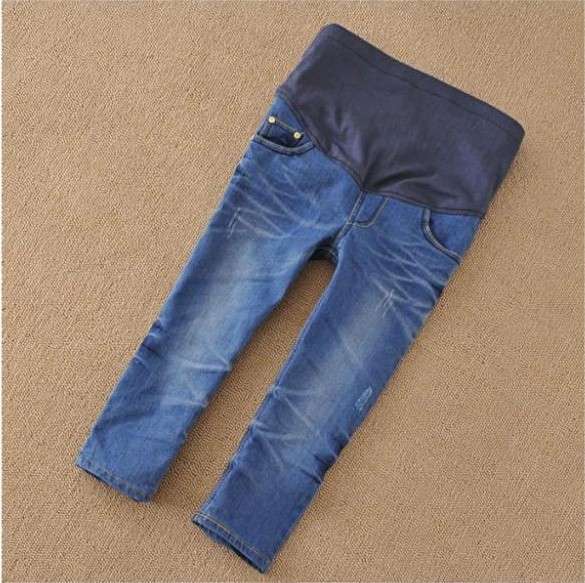 retail and wholesale fashion maternity pants Shorts trousers Elastic waistline jeans s m l xl xxl YC-010