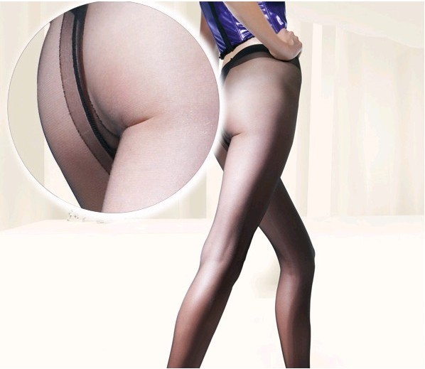 Retail!Free shipping!Ultra-thin Core-spun Yarn T Stockings Women's Transparent Pantyhose (10 pieces/lot)