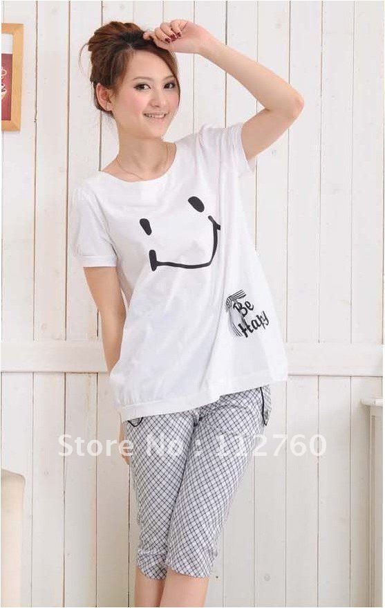 Retail & Wholesale(5p/lot) short sleeve comfortable t shirt girls,white print t shirts tops for women plus size clothing