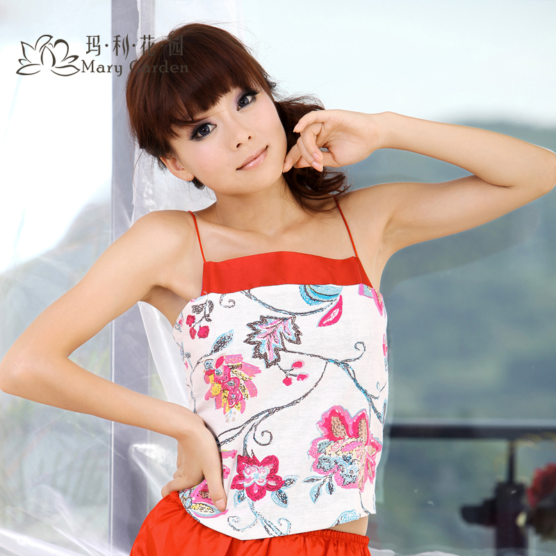 Reversible huwei 100% cotton sexy vintage adult women's bellyached underwear sleepwear