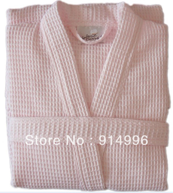 robes for women waffle bathrobes pink kimono