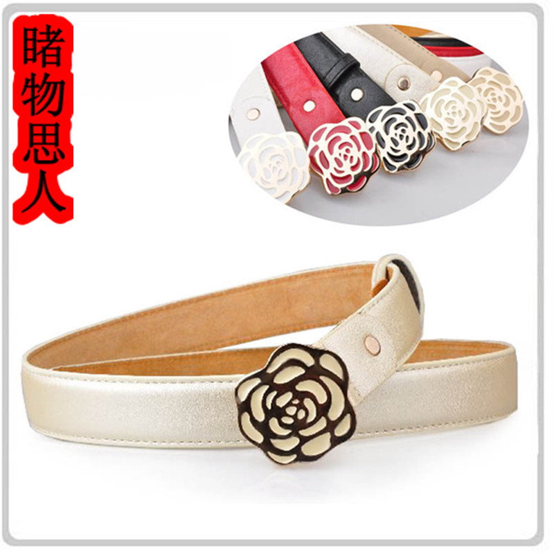 Rose agings fashion women's belt female ladies jeans strap genuine leather belt