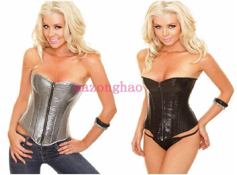 Royal shapewear body shaping vest zipper style basic underwear tiebelt corselets