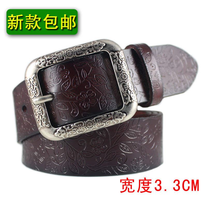 Royal wind fashion pin buckle casual cowhide strap women's all-match genuine leather strap female belt (BL006)