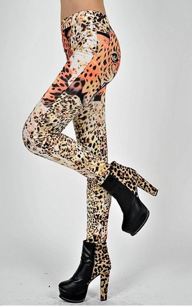 S-Galaxy FREE SHIPPING Wholesale Price WR-005 wholesale tiger Leopard Printed sexy leggings/pants