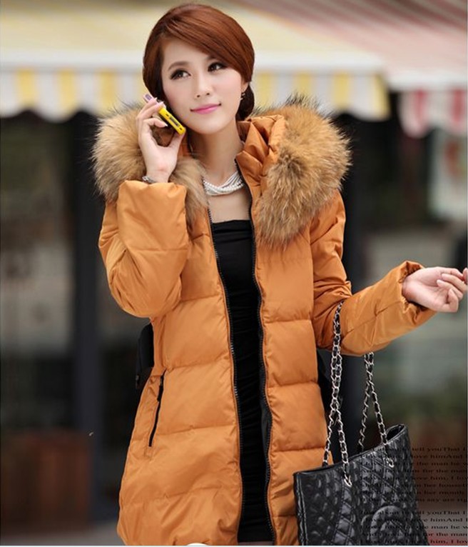 S/M/L/XL/XXL/XXXL plus size down apparel fur collar big/warm luxury long/casual coat/down jacket winter women duck down coat