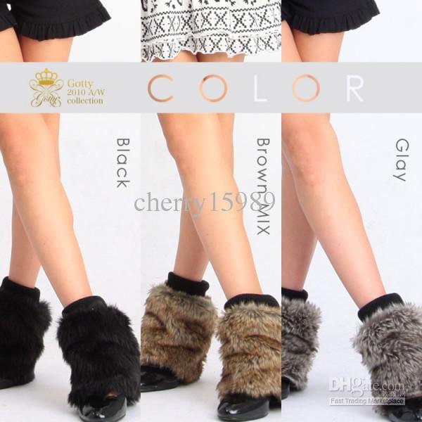 Saft shipping 2011 Women's Accessories Fashion Women's Boot covers / hairy legs set