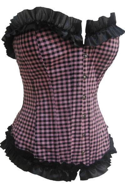 Saloon Overbust Corset LC5104+ Cheaper price + Free Shipping Cost + Fast Delivery