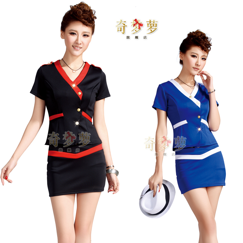 Sauna service stewardess clothing ol uniform stewardess loading the sauna technicalness service uniform