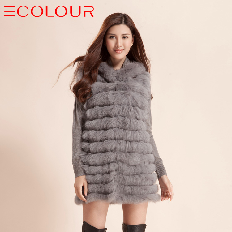 Sauteeded women's 2012 winter elegant fur coat vest 1405040330