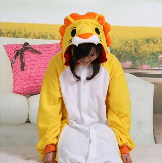 Sazac lion sleepwear cartoon animal lovers lion one piece sleepwear lounge