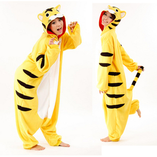 Sazac winter animal one piece sleepwear set tiger at home service