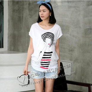 Scite 2012 maternity clothing spring and summer fashion short-sleeve maternity t-shirt maternity top summer