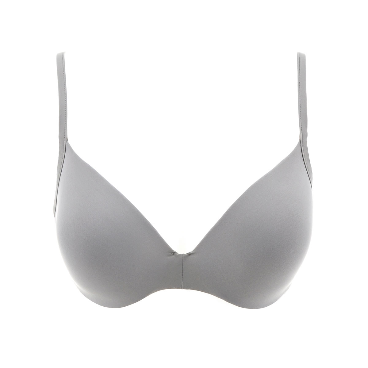 Seamless comfortable invisible wire solid color brief fashion bra underwear plus size large cup d543