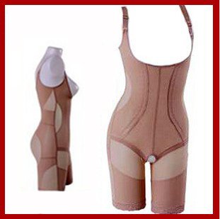 Seamless kineticenergy fat burning one piece shaper abdomen drawing butt-lifting corset beauty care underwear four season WU1715