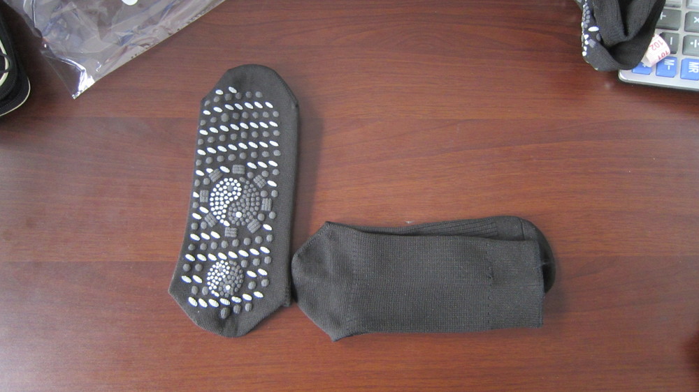 self-heating far-infrared tourmaline massage sock