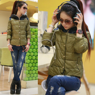 SEMIR slim down coat female short down coat design Army Green women's winter thickening winter clothes