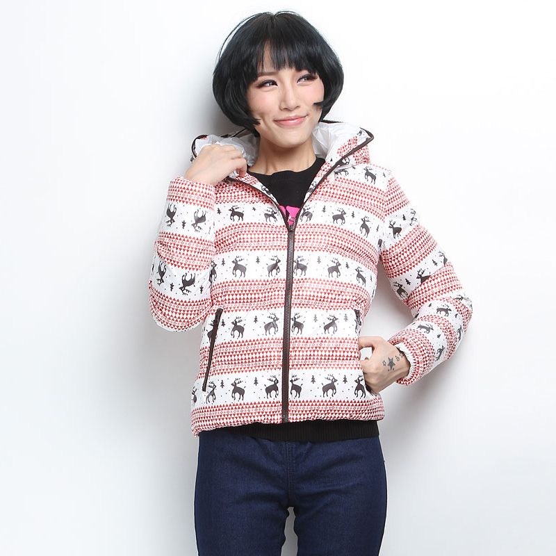 SEMIR winter Women cartoon print cute with a hood down coat 359