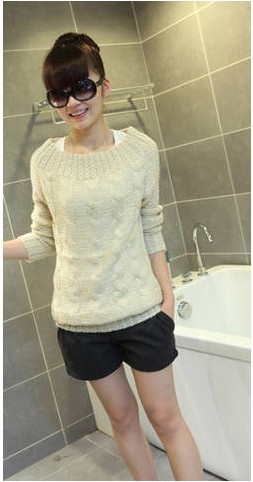 Send Belt Free Shipping Three Colors Autumn Winter Women's Wool Straight Plus Large Casual Shorts