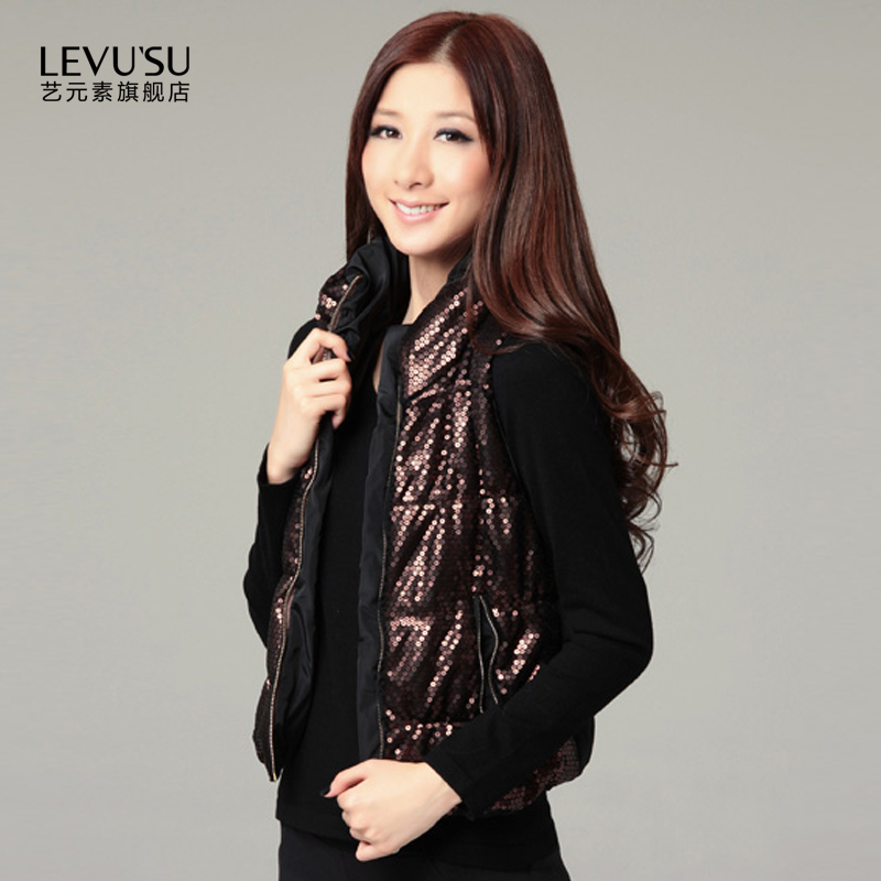 Sequin elegant Women cotton vest cotton vest