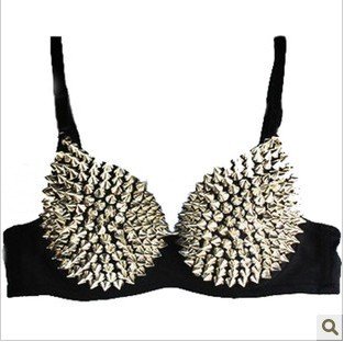 Sexy bar bra rivet bra Costumes DS new style high quality free shipping