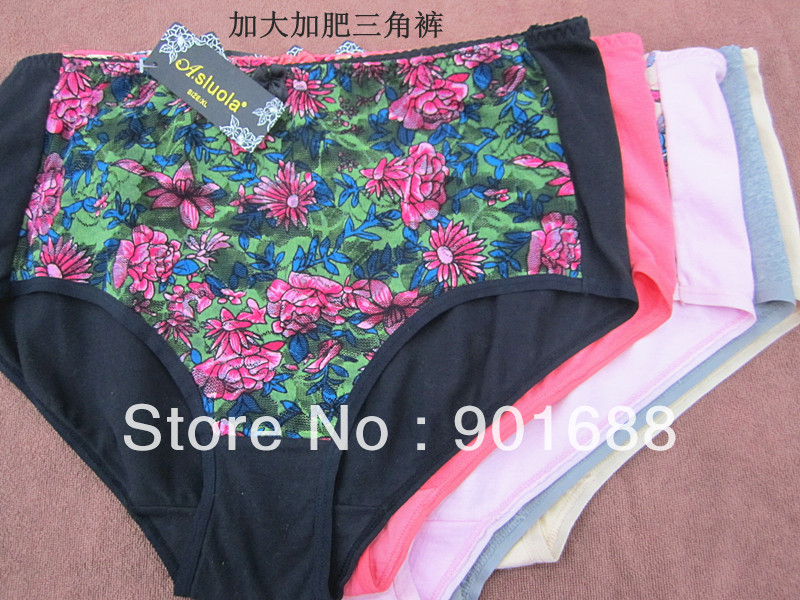 sexy big size  mum woman underwear panties various color shorts