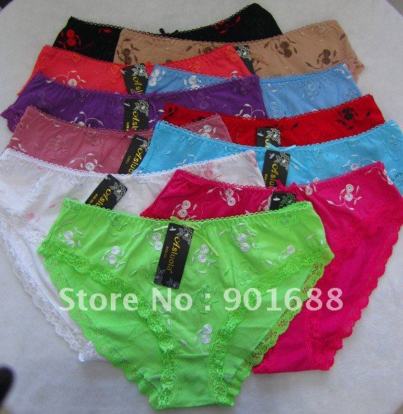 sexy big size  mum woman underwear panties various color shorts