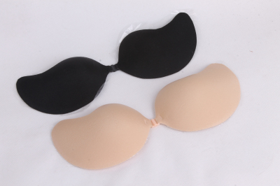 Sexy Black Push Up Self Adhesive Bust Invisible Bra Beige Black Hot Sale