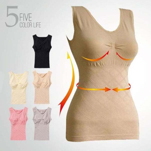 sexy camisoles woman skinny cotton body shaping vest free shipping