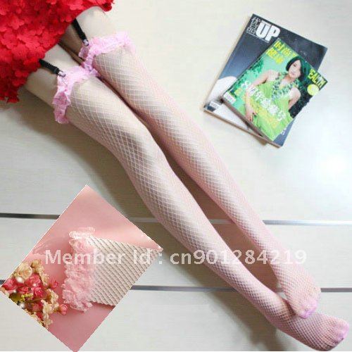 [Sexy Cat]  New Arrival Pink Stocking Fishnet Sexy  Hosiery 2057 Free Shipping