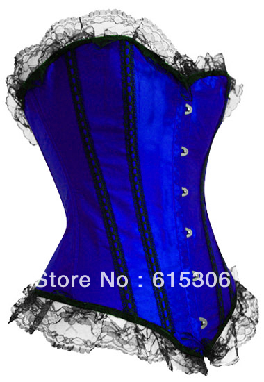 Sexy corset bustier 7001 sexy lingerie blue