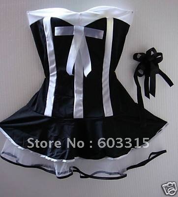 Sexy \ Corset+G-string +Garter Lingerie size :S/M/