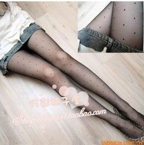 Sexy fashion stickings,wholesale,Small dot thin cored wire ultra-thin little stockings,FREE SHIPPING