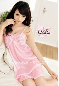 Sexy ice wire harness sexy dress pajamas nightgown leisure wear six color optional  free shipping