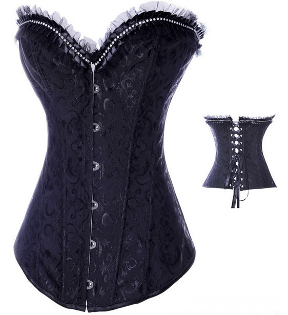 Sexy Lady Bustiers & Corsets Black Figure Sexy Lingerie