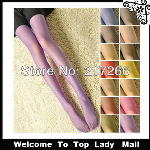 Sexy LADY Woman Pantyhose ,  Tights Elastic Pantyhose , Candy Colorful Leggings , 10 pcs/lot