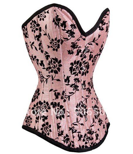 Sexy Lingerie sexy underwear Floral Brocade Overbust Corset sexy underwear wholesale retail