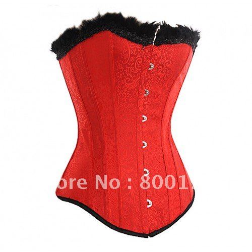 Sexy Red Unique Crease Lace With White Stone Bustie Underbust Collocation Tutu Dress Sexy Lingerie Corset a036 S-2XL Size