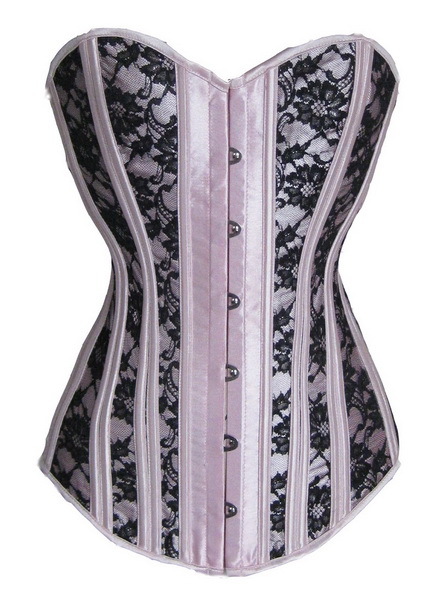 Sexy royal shaper , ribbon steel buttons lace sexy corset 8109