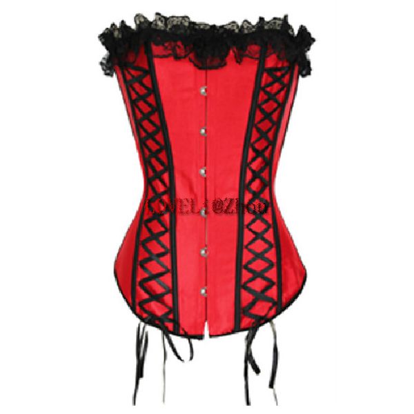 Sexy royal shapewear shaper steel strap bra corset cummerbund beautiful lace decoration