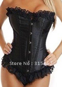 Sexy style,Brocade PVC Boned  Corset, Steel Boned Corset with G-string,Cheap Corset,body lift shaper Sexy Lingerie SFA036