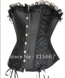 Sexy style,Brocade PVC Boned  Corset,Steel Boned Corset with G-string,High Quality Corset, body lift shaper Sexy LingerieSF2106